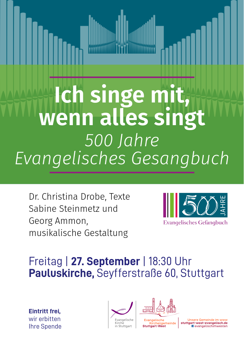 27.09.2024, 18:30 Uhr, Pauluskirche Stuttgart West